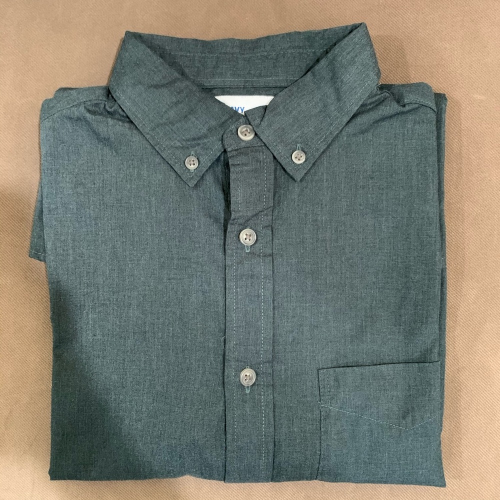 Old Navy Button Down Forest Green